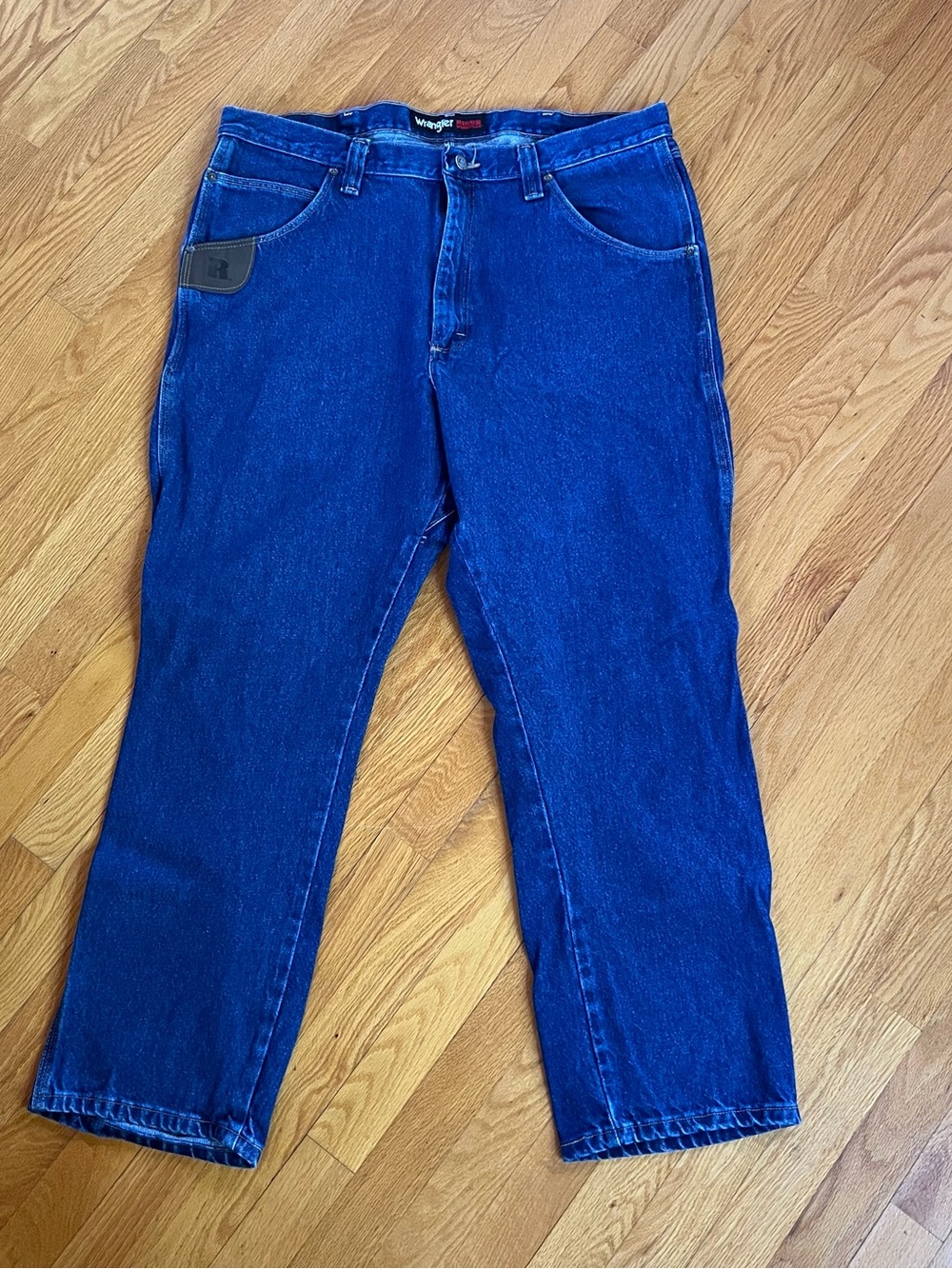 Wrangler Men’s Deep Blue Straight Leg Jeans